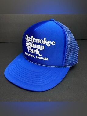 Okefenokee Swamp Park Trucker Hat - Royal Blue